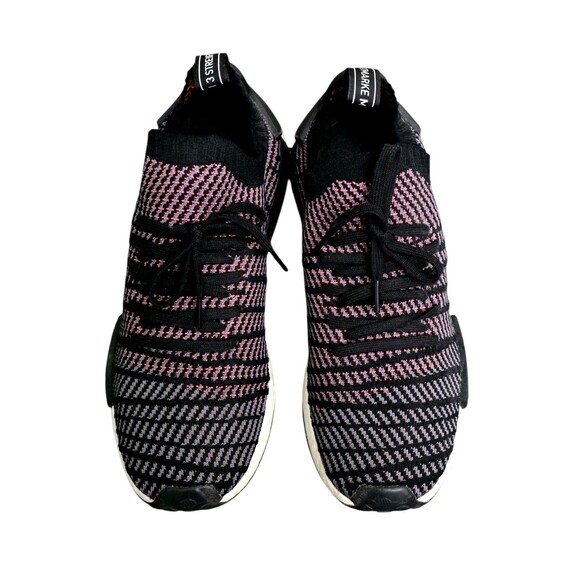 Adidas NMD R1 STLT Sneakers Mens Size 13 Primeknit Core Black Multicolor Shoes main image 5